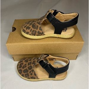 UGG Toddlers Emmery Leopard Sandals
